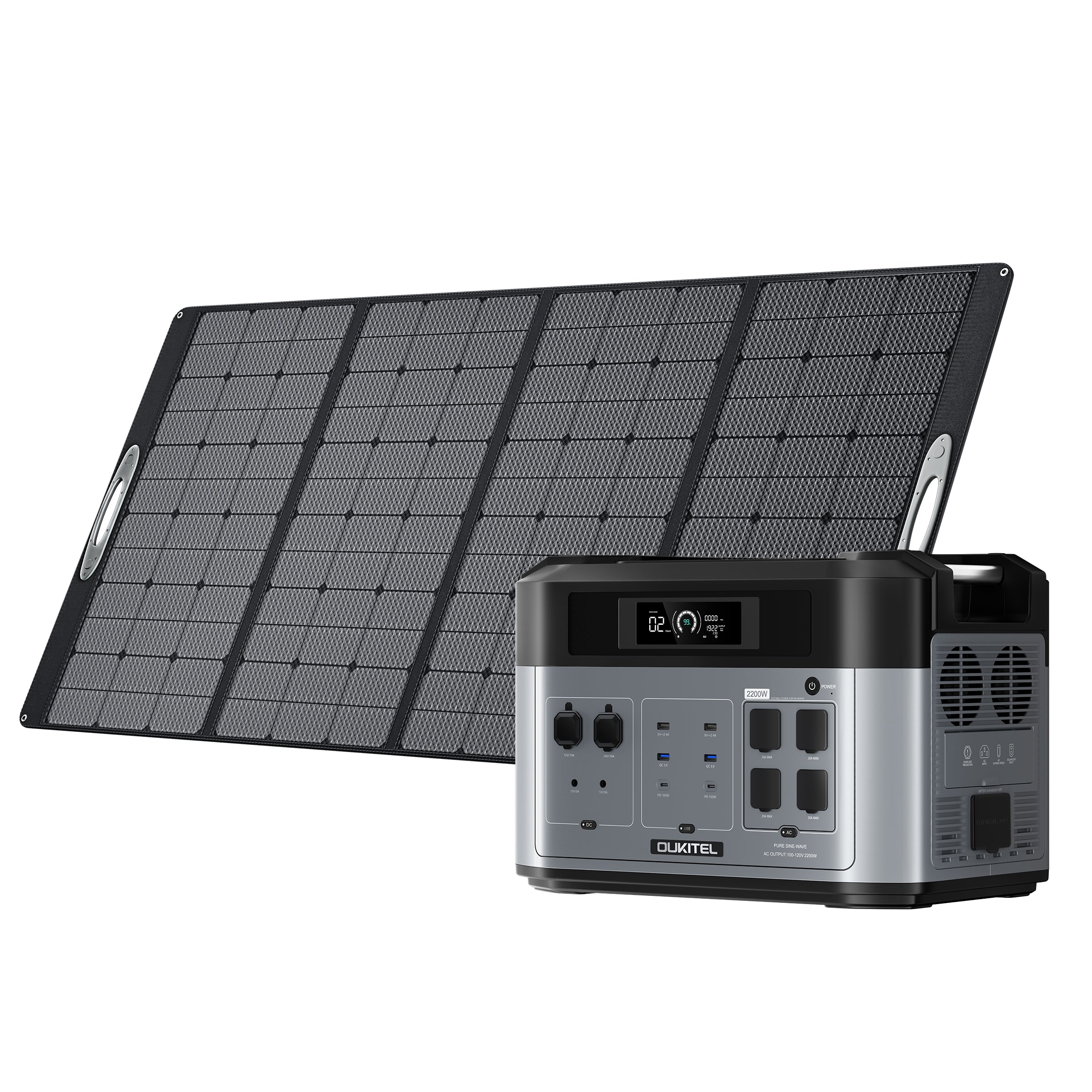 OUKITEL BP2000+400W Solar Generator