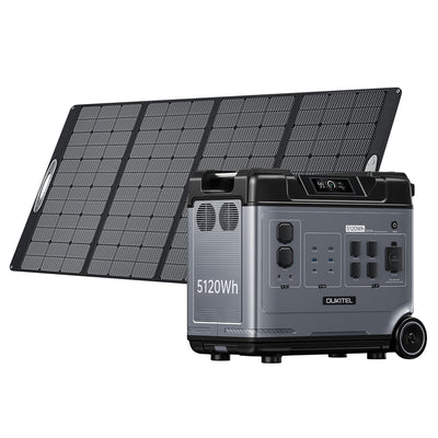 OUKITEL P5000 Solar Generator for Home with 400W Solar Panel