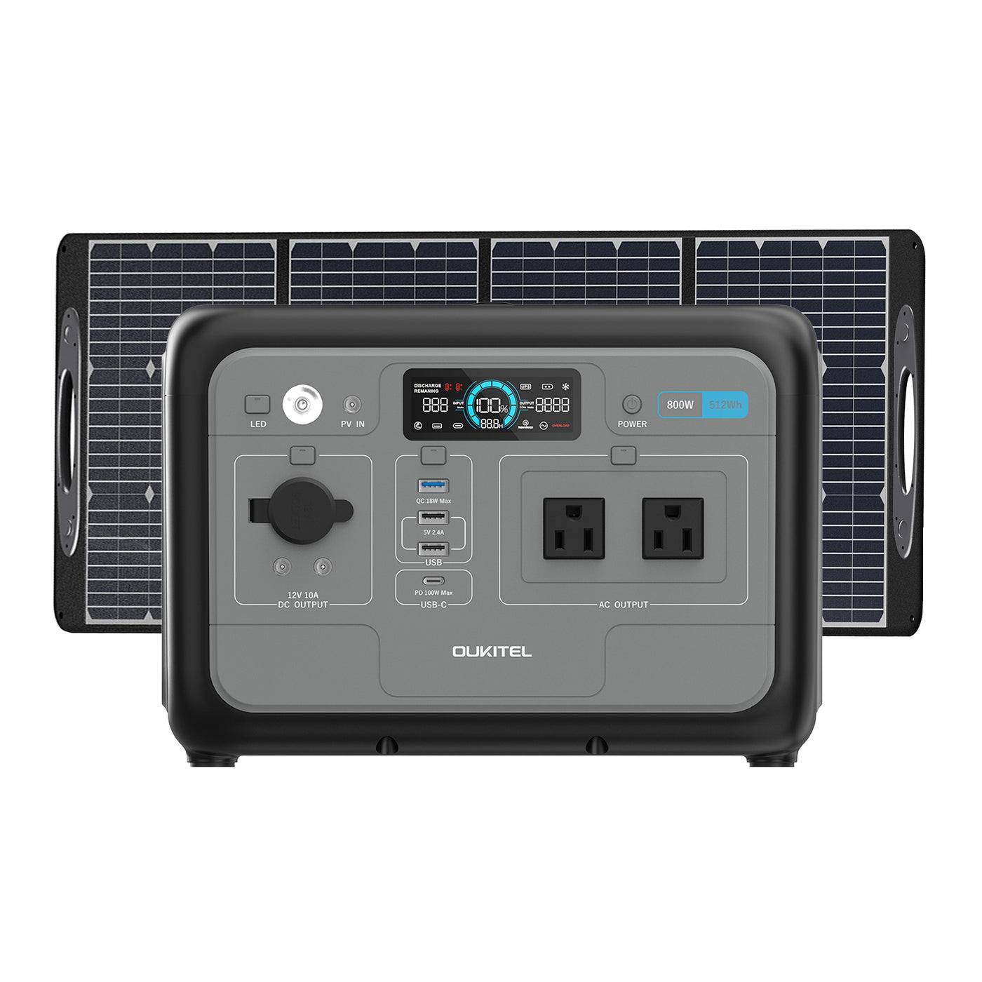 OUKITEL P800 Portable Power Station 800W | 512Wh