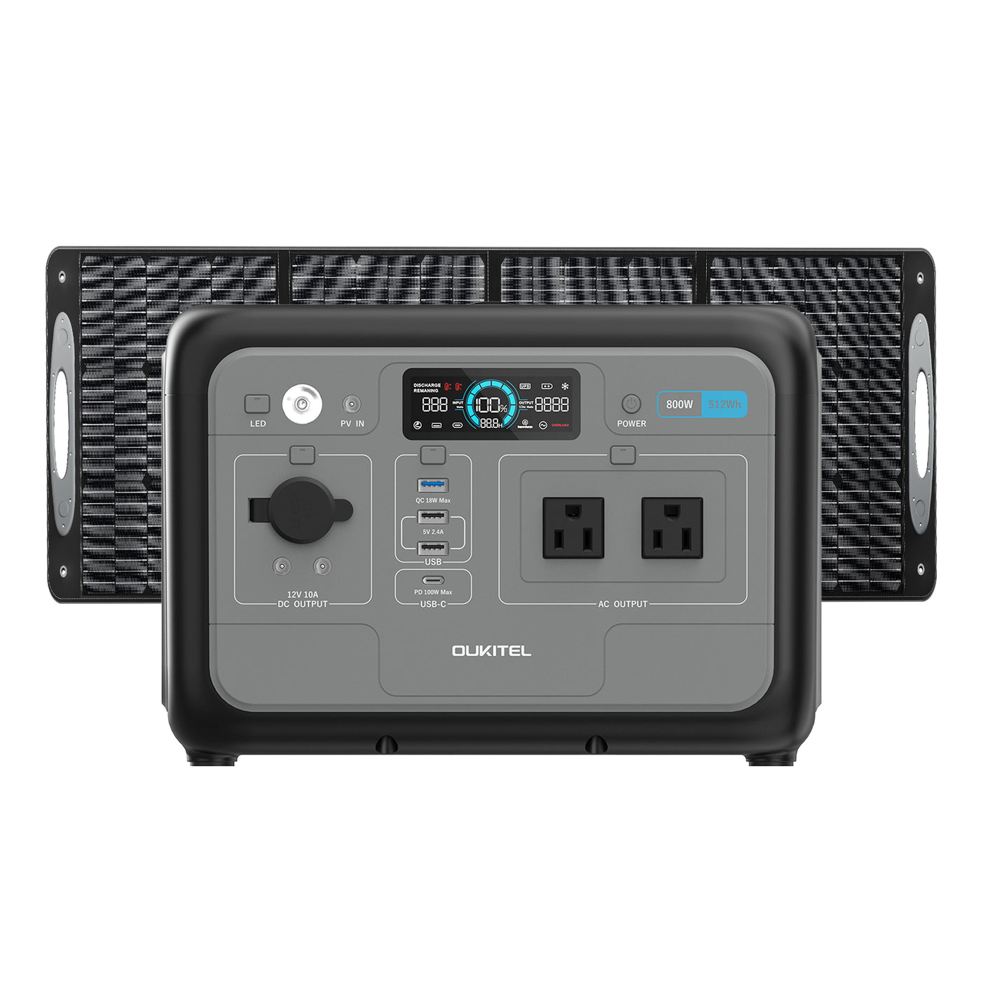 OUKITEL P800 Portable Power Station 800W | 512Wh