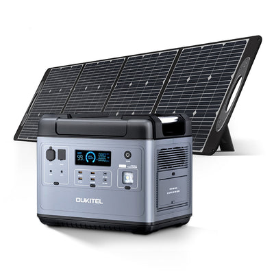 OUKITEL P2001 Portable Power Station + 200W Solar Panel