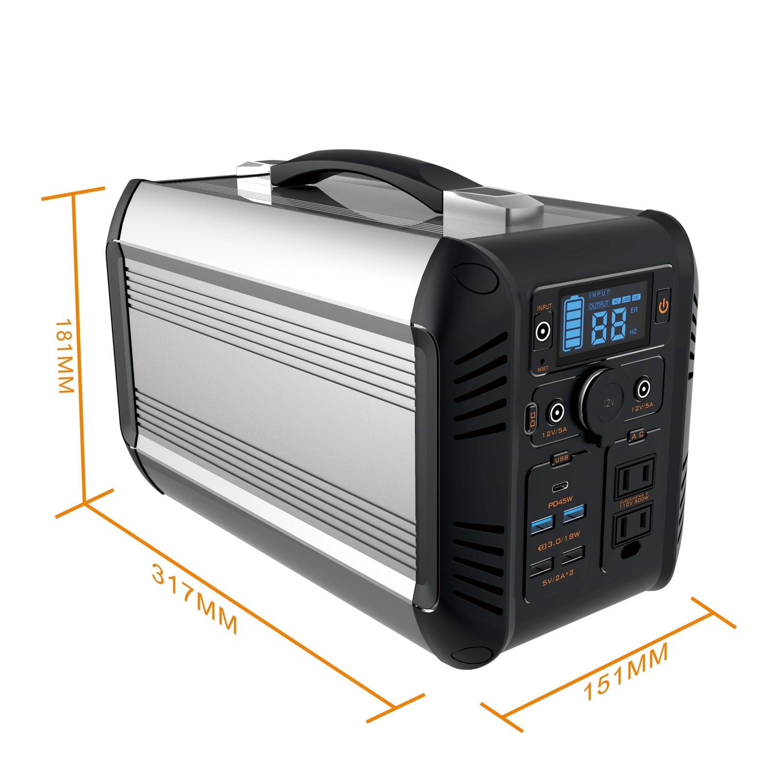 OUKITEL CN505 Portable Power Station 614Wh